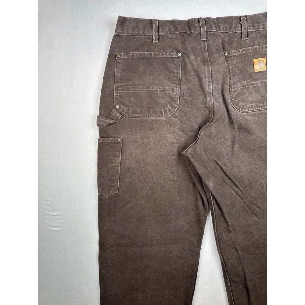 Carhartt B136 DKB Double Knee Carpenter Work Pants Chocolate Brown 36x36